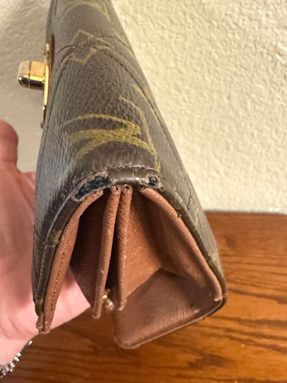 Louis Vuitton Etoile Sarah Monogram Quilted Brown Wallet with Gold SP5008 - Picture 8 of 16
